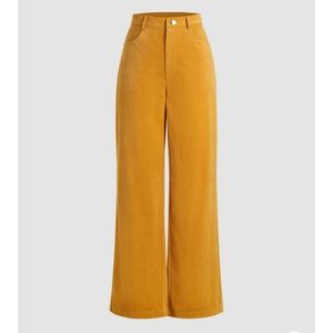 Cider Mustard Wide Leg pants